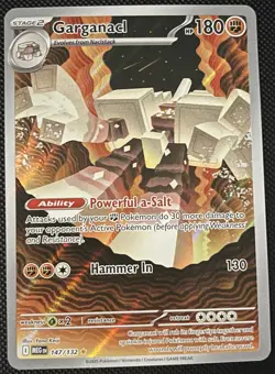 Garganacl 147/132 Illustration Rare Pokemon Mega Evolution NM - Image 1