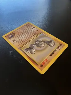 Brock’s Geodude 66/132 Gym Heroes Unlimited 2000 Pokemon Card Common LP - Image 4