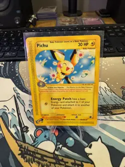 Pokemon TCG Pichu 2002 58/165 Expedition Base Set Non-Holo - Image 1