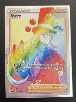 Pokemon Avery TCG Secret Rare Card 211/198 Chilling Reign Rainbow NM - Image 1
