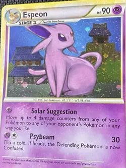 Pokemon TCG Espeon Undaunted Swirl 2/90 Holo Rare LP/NM - Image 4