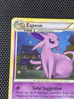 Pokemon TCG Espeon Undaunted Swirl 2/90 Holo Rare LP/NM - Image 5
