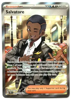 Salvatore 202/162 - Pokemon TCG - Temporal Forces Ultra Rare Holo - Image 1