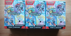 Pokemon Journey Together Booster Bundle Authentic Brand New Sealed Lot of 3 - Image 1