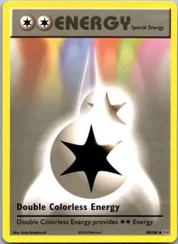 Double Colorless Energy 90/108 - XY - Evolutions Pokemon LP - Image 1
