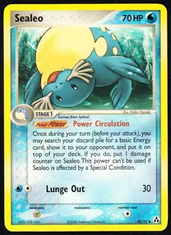 Sealeo 43/92 Pokemon EX Legend Maker NM - Image 1
