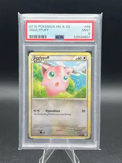 2010 Pokemon Heartgold & Soulsilver Jigglypuff #68 PSA 9 MINT - Image 1