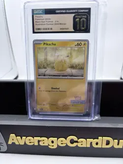 Pikachu Pokemon (2025) black star promos - 214 Illustration contest 2024 winner - Image 3