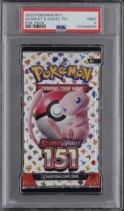 Pokemon Scarlet & Violet 151 SEALED Booster Pack PSA 9 MINT - Image 1