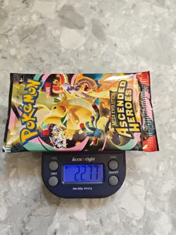 HEAVY! 22.77g Pokemon TCG Ascended Heroes Booster Pack (SEALED) - Image 1