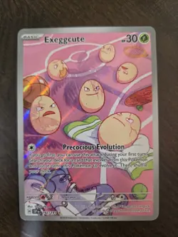 Pokemon TCG Exeggcute Illustration Rare Holo Surging Sparks 192/191 - Image 1