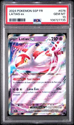 PSA 10 Latias ex 76/191 - Pokemon EV8 : Etincelles Deferlantes - Francais - Image 1