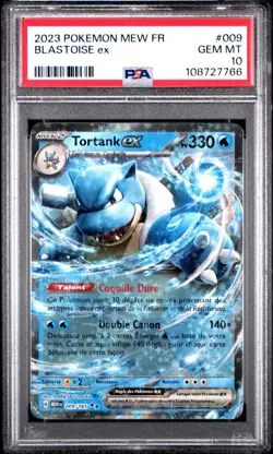PSA 10 Tortank ex 009/165 - Pokemon EV3.5 : 151 - Francais - Image 1