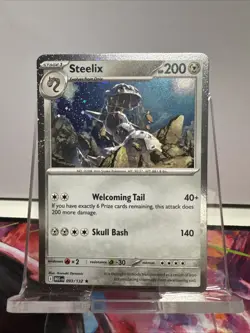 Steelix Cosmos Holo 093/132 Pokemon Mega Evolution Holo - NM - Image 1