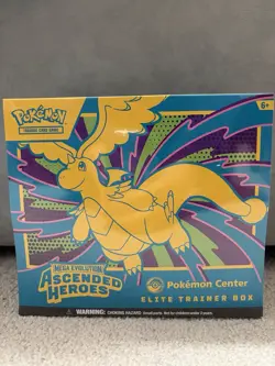Pokemon TCG - Ascended Heroes Pokemon Center ETB Elite Trainer Box Sealed - NEW - Image 1