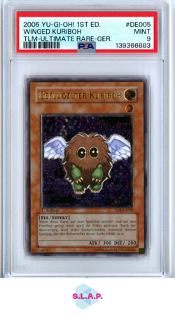 WINGED KURIBOH TLM-ULTI RARE-GER. YU-GI-OH! TLM 2005 DE005 PSA 9 - Image 1