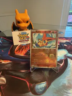 Pokemon Black Bolt Victini 012/086 Master Ball Holo NM - Image 1