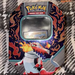 Pokemon Tin With Twlight Masquerade Holos, Reverse Holo & Bulk (zapdos) - Image 1