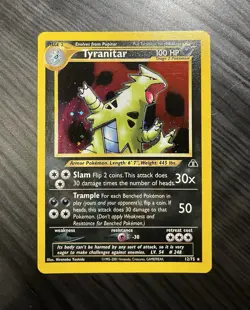 Tyranitar 12/75 Neo Discovery Holo Rare - Image 1