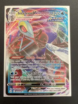 Pokemon TCG Inteleon VMAX Holo Card 079/264 Swsh08: Fusion Strike NM - Image 1