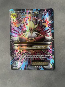 Pokemon TCG XY Fates Collide M Alakazam EX Full Art Ultra Rare Card 118/124 - Image 1