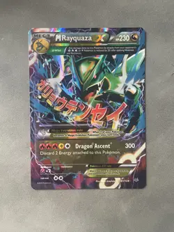 M Rayquaza EX 61/108 XY Roaring Skies 2015 Holo Rare Pokemon Card TCG NM - Image 1
