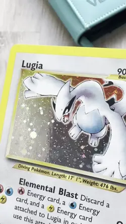 Pokemon TCG Lugia Neo Genesis Holo Card 9/111 Condition English - Image 2