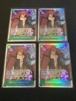 Eustass 'Captain' Kid OP01-051 One Piece Card Game TCG Playset 4X - Image 1