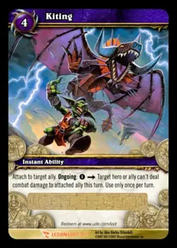WoW TCG Loot Card - Kiting - Unused/Unscratched - Image 1