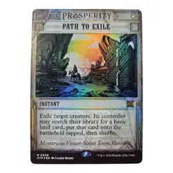 Path to Exile #6 Foil Rare MTG 2024 Outlaws of Thunder Junction: Breaking News - Image 1