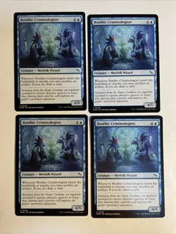 4x Mtg Murders At Karlov Manor Benthic Criminologists NM/M Magic The Gathering - Image 1