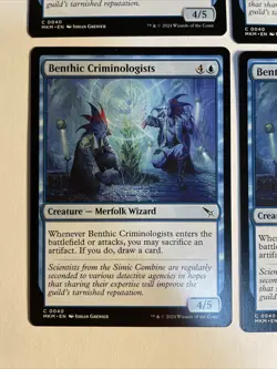 4x Mtg Murders At Karlov Manor Benthic Criminologists NM/M Magic The Gathering - Image 2