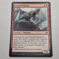 MTG: Frenzied Raptor 120/274 - M21 Core Set 2021 Red Common - Image 1