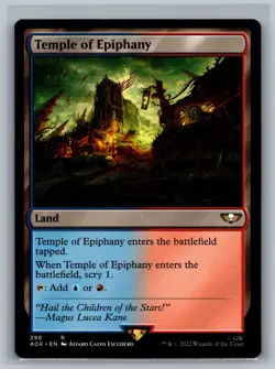 Magic MTG Universes Beyond: Warhammer 40,000 Temple of Epiphany #298 TCG CCG 40k - Image 1