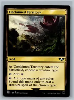 Magic MTG Universes Beyond: Warhammer 40,000 Unclaimed Territory #304 TCG 40k - Image 1