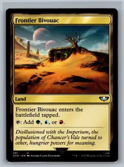 Magic MTG Universes Beyond: Warhammer 40,000 Frontier Bivouac #281 TCG CCG 40k - Image 1