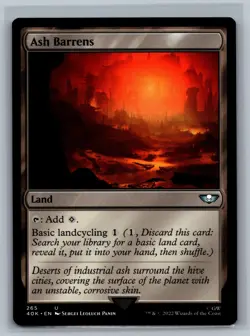 Magic MTG Universes Beyond: Warhammer 40,000 Ash Barrens #265 TCG CCG 40k - Image 1