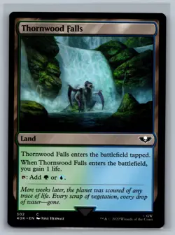 Magic MTG Universes Beyond: Warhammer 40,000 Thornwood Falls #302 TCG 40k - Image 1