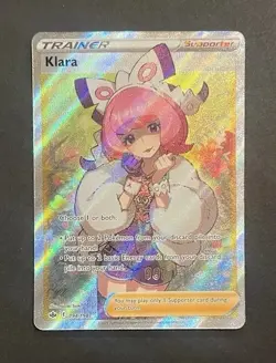Pokemon Klara 194/198 Full Art Trainer Chilling Reign NM - Image 1