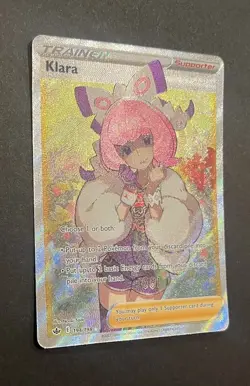 Pokemon Klara 194/198 Full Art Trainer Chilling Reign NM - Image 3