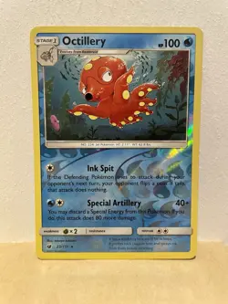 Pokemon TCG Octillery Crimson Invasion 23/111 Reverse Holo Rare - Image 1