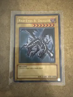 YUGIOH Red-Eyes B. Dragon Ultra Rare SDJ-001 Unlimited - Image 1