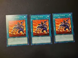 x3 Jurassic Power DUNE-EN053 Common YuGiOh - Image 1