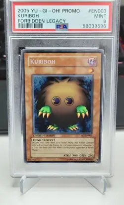 Yugioh PSA 9 Mint Kuriboh FL1-EN003 Limited Edition Secret Rare - Image 1
