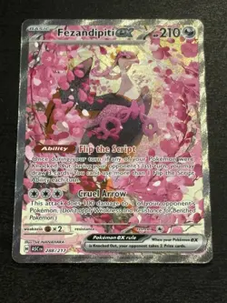 Pokemon TCG Fezandipiti EX SIR 288/217 NM Mint Pack Fresh Ascended Heroes - Image 1