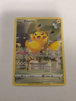 VERY GOOD Condition Pokemon Pikachu TCG Crown Zenith Card: Galarian Gallery NM - Image 1
