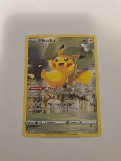VERY GOOD Condition Pokemon Pikachu TCG Crown Zenith Card: Galarian Gallery NM - Image 2