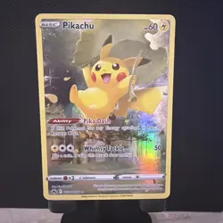 Pokemon TCG Pikachu GG30/GG70 Crown Zenith Galarian Gallery Holo Rare - Image 1