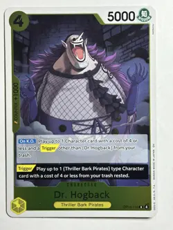 Dr. Hogback R The Azure Sea's Seven OP14-110 LP-NM One Piece Card - Image 1