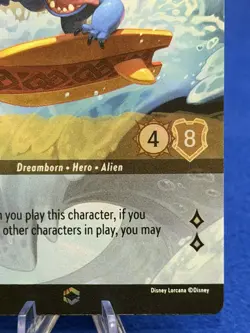 Disney Lorcana TCG The First Chapter Enchanted - 206/204 Stitch Carefree Surfer - Image 5
